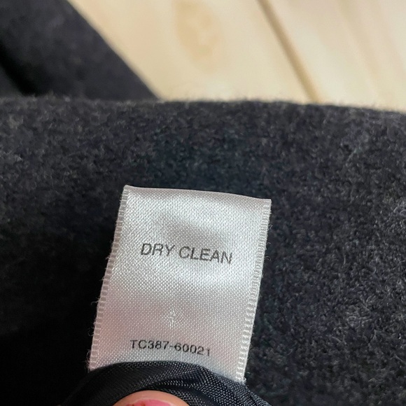 Pendleton Merino Wool Heather Gray Crop Peacoat Sz L - Picture 4 of 6